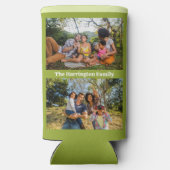 Rafraîchisseur Pour Canette Slim VOS photos, nom, couleurs (Verso)