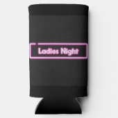 Rafraîchisseur Pour Canette Slim Voyant LED Dames Night Neon Can Cooler (Verso)