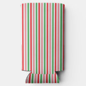 Rafraîchisseur Pour Canette Slim Watermelon Summer Colorful Stripes Motif-56205 (Verso)