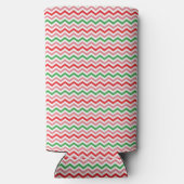 Rafraîchisseur Pour Canette Slim Watermelon Summer Zigzag Stripes Motif-56209 (Verso)