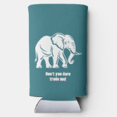 Rafraîchisseur Pour Canette Slim White Elephant Gag Gift (Verso)