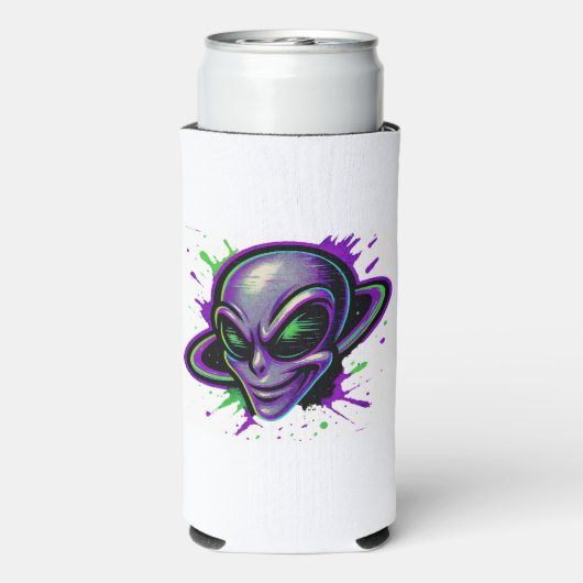Rafraîchisseur Pour Canette Slim Wicked Alien (Seltzer Verso)