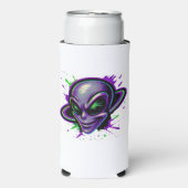 Rafraîchisseur Pour Canette Slim Wicked Alien (Seltzer Recto)