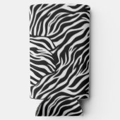 Rafraîchisseur Pour Canette Slim Zebra Print Can Cooler (Verso)