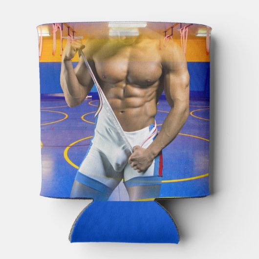 Rafraîchisseur Pour Canette SlipperyJoe's musculaire bulge six pack gym trai (Dos)