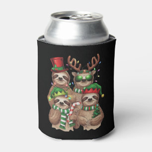 Rafraîchisseur Pour Canette Sloth Christmas Joyeux Slothmas Sloth Lover Cadeau