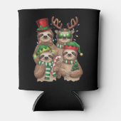 Rafraîchisseur Pour Canette Sloth Christmas Joyeux Slothmas Sloth Lover Cadeau (Devant)