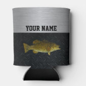 Rafraîchisseur Pour Canette Smallmouth Bass Nom de pêche Rude (Dos)