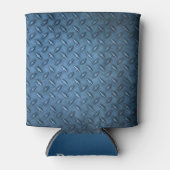 Rafraîchisseur Pour Canette Smokey Blue Metal Image Ajouter un nom personnalis (Devant)