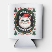 Rafraîchisseur Pour Canette Smudge Cat Ugly Christmas Sweater  (1) (Devant)