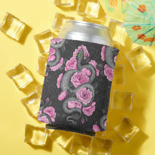 Rafraîchisseur Pour Canette Snakes and pink roses