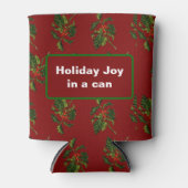 Rafraîchisseur Pour Canette Snarky Holiday Holly (Devant)