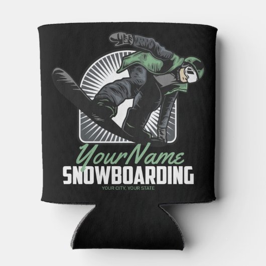 Rafraîchisseur Pour Canette Snowboarding (Dos)