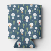 Rafraîchisseur Pour Canette Snowman Cats Motif de vacances (Dos)