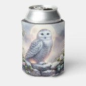 Rafraîchisseur Pour Canette Snowy Owl in Moonlit Winter Garden (Can Dos)