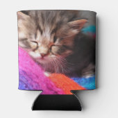 Rafraîchisseur Pour Canette Soft Sleepy Newborn Kitten Phototgraph (Dos)