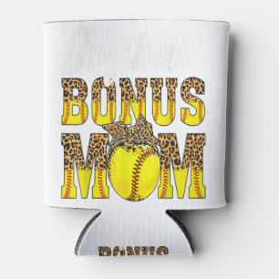 Rafraîchisseur Pour Canette Softball Bonus Maman Jeu Jour Femmes Leopard Mères