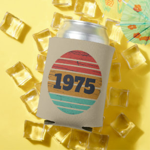 Rafraîchisseur Pour Canette Soirée de 50 ans vintage personnalisée