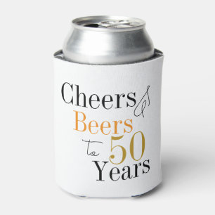 Rafraîchisseur Pour Canette Soirée de la bière et des coeurs 50e anniversaire