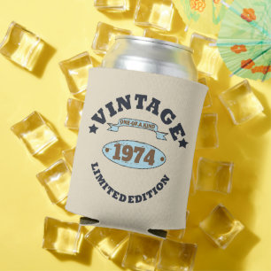 Rafraîchisseur Pour Canette Soirée personnalisée vintage 50e anniversaire