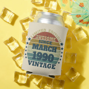 Rafraîchisseur Pour Canette Soirée personnalisée vintage de 35 ans