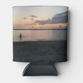 Rafraîchisseur Pour Canette Soirée Sunset Plage tropicale Waikiki Oahu Hawaii (Devant)