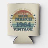 Rafraîchisseur Pour Canette Soixante vintage 60e anniversaire (Devant)