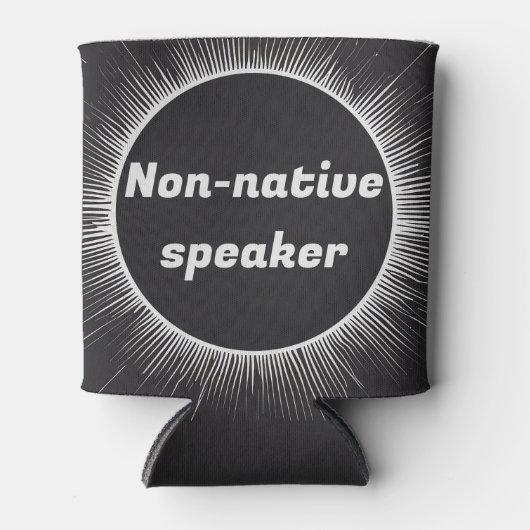 Rafraîchisseur Pour Canette Solaire Eclipse Français Anglais Français Voyage I (Devant)