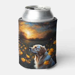 Rafraîchisseur Pour Canette Solar Eclipse Golden Retriever Boire