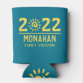 Rafraîchisseur Pour Canette Soleil familial personnalisé (Dos)