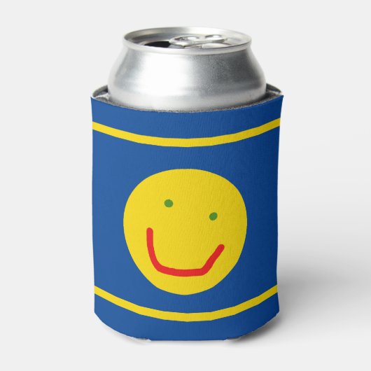 Rafraîchisseur Pour Canette Soleil souriant, visage joyeux (Can devant)