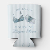 Rafraîchisseur Pour Canette Something Blue Lingerie Shower Bachelorette Favor (Dos)