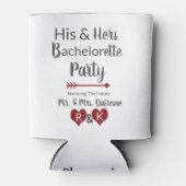 Rafraîchisseur Pour Canette Son & Hers combiné Bachelor/Bachelorette (Devant)