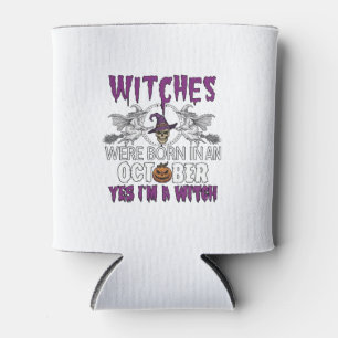 Rafraîchisseur Pour Canette Sorcières Octobre Halloween Crâne Chapeau de Sorci