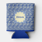 Rafraîchisseur Pour Canette Sorta personnalisée bleu Calico (Devant)