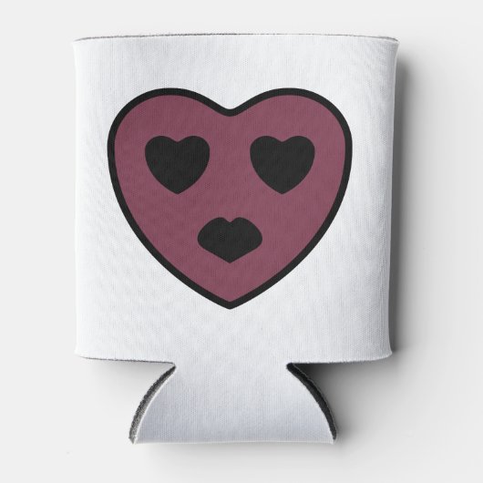 Rafraîchisseur Pour Canette Sortie visage coeur (Devant)