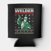 Rafraîchisseur Pour Canette Souder Noël laide pull (Devant)