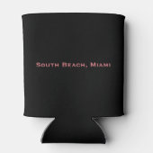 Rafraîchisseur Pour Canette South Beach, Miami, Floride Art Déco (Dos)