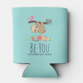 Rafraîchisseur Pour Canette Soyez Vous, Le Monde Aidera Drôle À Dire Sloth (Dos)