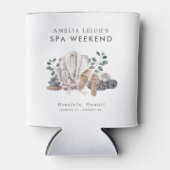 Rafraîchisseur Pour Canette Spa Bachelorette Weekend Invitation (Devant)