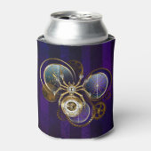 Rafraîchisseur Pour Canette Spider Steampunk sur Arrière - plan pourpre (Can devant)