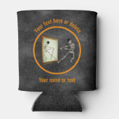 Rafraîchisseur Pour Canette Squelette dansant Personnalisé (Dos)