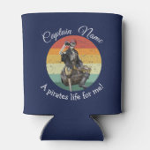 Rafraîchisseur Pour Canette Squelette Nautique Squelette Parti Pirate (Dos)