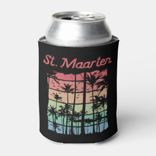 Rafraîchisseur Pour Canette St Maarten Arc-en-ciel Couleurs Saint Martin