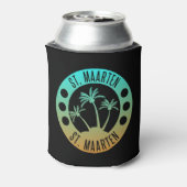 Rafraîchisseur Pour Canette St Maarten Ocean Aqua Blue Gradient Sint Martin (Can Dos)