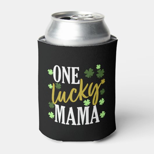 Rafraîchisseur Pour Canette St Patrick Day Lucky Mama (Can devant)