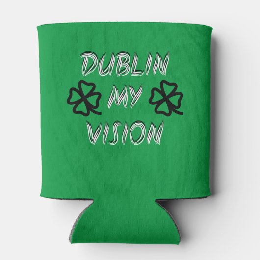 Rafraîchisseur Pour Canette St. Patrick's Day Drôle Humour vert (Dos)