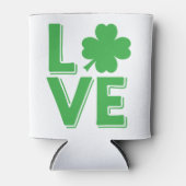 Rafraîchisseur Pour Canette St. Patrick's Day Irlandais Love Green Shamrock (Devant)