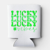 Rafraîchisseur Pour Canette St Patrick's Day Lucky greenstylish (Dos)