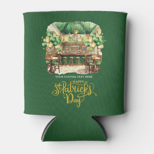 Rafraîchisseur Pour Canette St. Patrick's Day Pub Bar (Devant)
